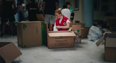 Красный Крест отправил гуманитарную помощь в Донбасс