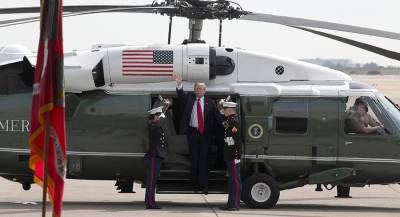 Новый вертолёт Дональда Трампа попал на фото
